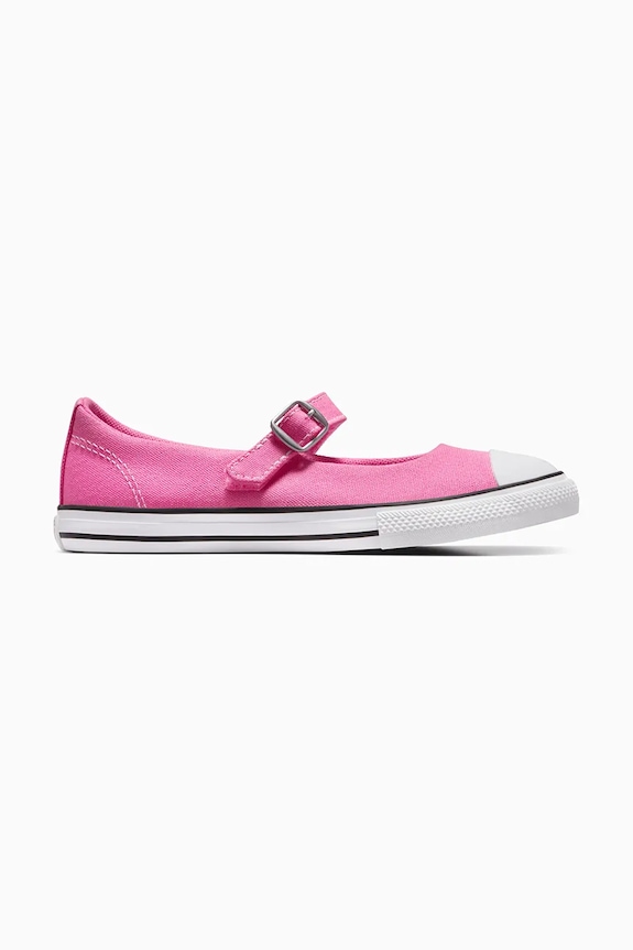 Παιδικά πάνινα παπούτσια Converse Chuck Taylor All Star Dainty Mary Jane μικρό ροζ A12730C
