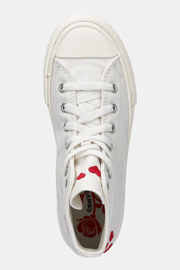 Converse trampki dziecięce Chuck Taylor All Star EVA Lift biały A10717C