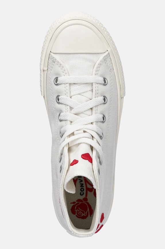 Converse trampki dziecięce Chuck Taylor All Star EVA Lift biały A10717C