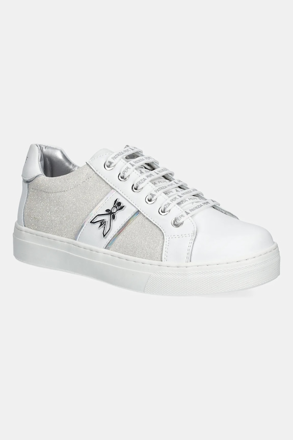 Patrizia Pepe Girl sneakersy imitacja skóry licowej biały PPJ301