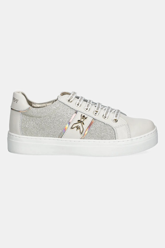 Sneakers παπούτσια Patrizia Pepe Girl PPJ301 μπεζ SS25