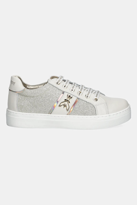 Sneakers παπούτσια Patrizia Pepe Girl PPJ301 μπεζ SS25