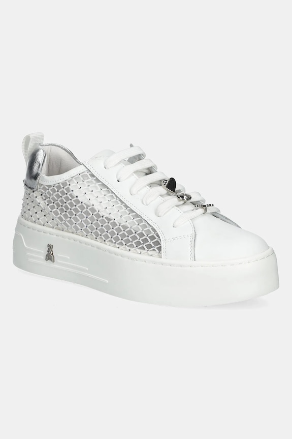 Patrizia Pepe Girl sneakersy tekstylny biały PPJ308