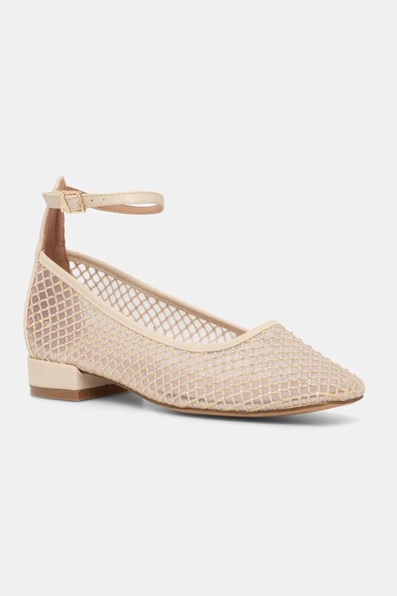 Patrizia Pepe Girl baleriny beżowy PPJ340