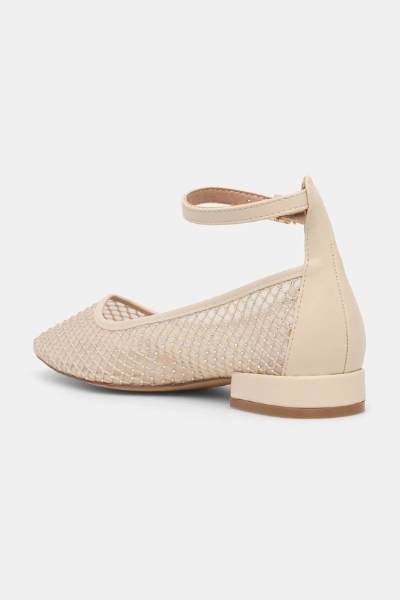 Obuwie Patrizia Pepe Girl baleriny PPJ340 beżowy
