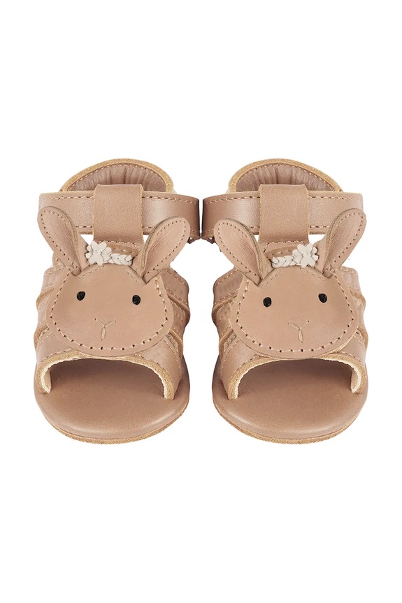 Donsje sandale din piele pentru copii Stelloux Sandals Bride 1041301 bej SS25