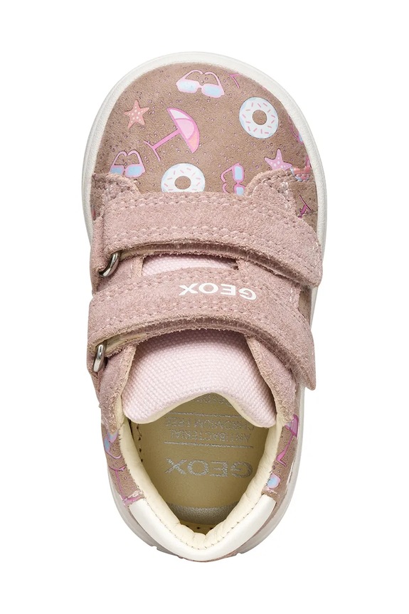 Geox sneakersy zamszowe dziecięce BIGLIA B044CC.00720 różowy
