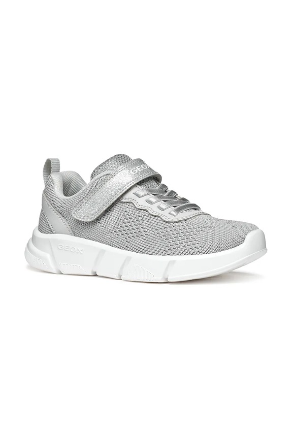 Geox sneakersy dziecięce ARIL syntetyczny srebrny J55DLB.07QBC.24.27