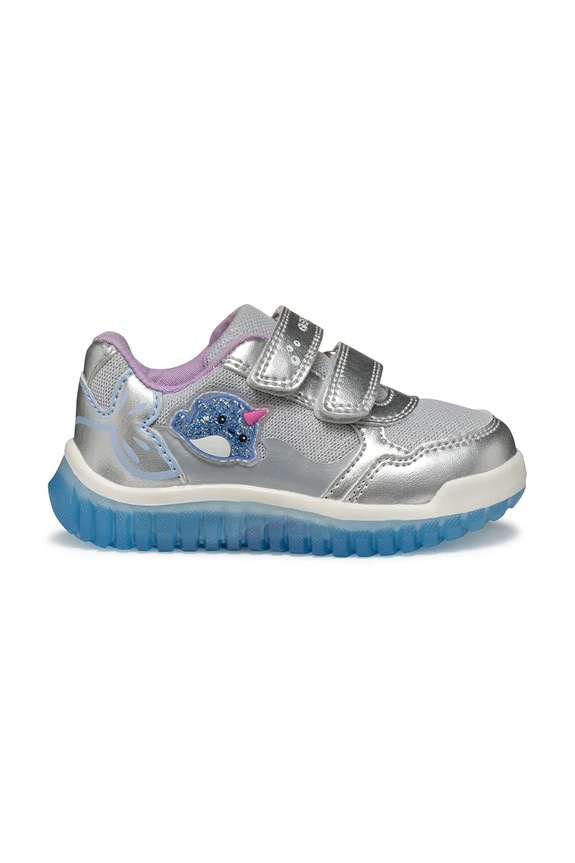 Geox gyerek sportcipő LIGHTYLOO B5561A.0AJAS ezüst SS25