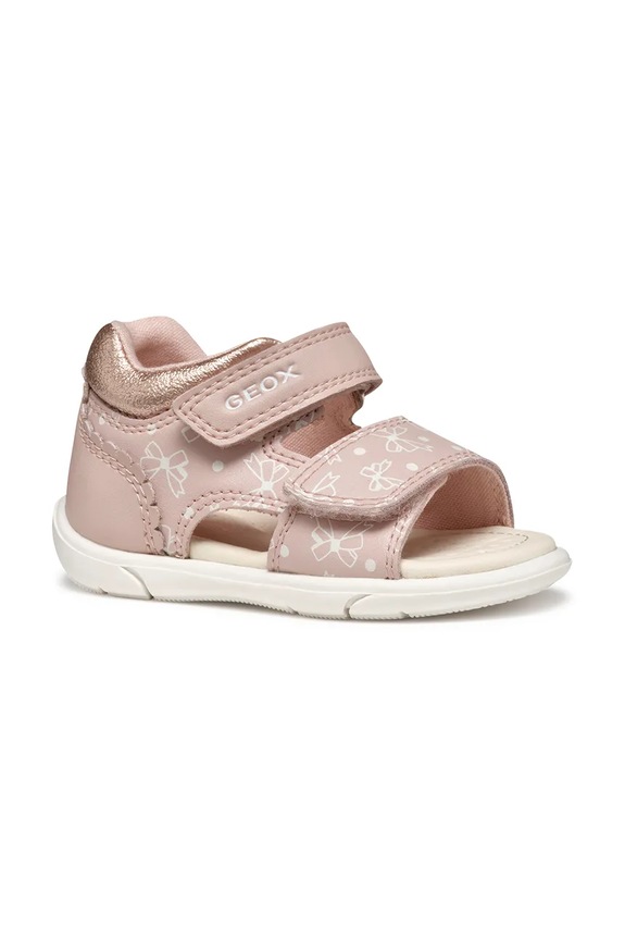 Дитячі сандалі Geox ZAPITO імітація лицьової шкіри рожевий B556FD.000BC