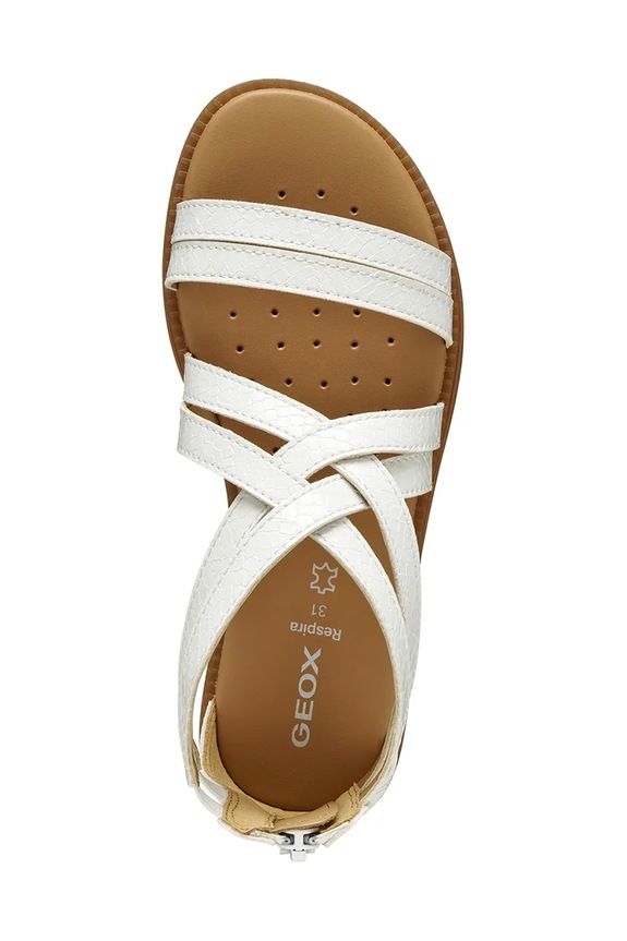 Παιδικά σανδάλια Geox KARLY J4535F.00004.36.41 λευκό