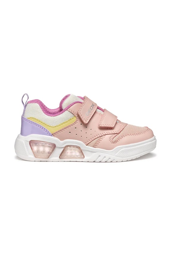 DÍVKA Dětské sneakers boty Geox ILLUMINUS J55HPA.0ASBU.36.38 růžová