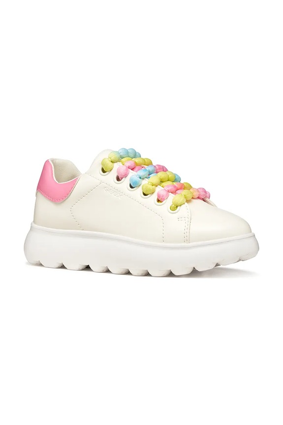 Geox sneakersy dziecięce PUFFYPOP imitacja skóry licowej biały J55MRA.000BC.28.35