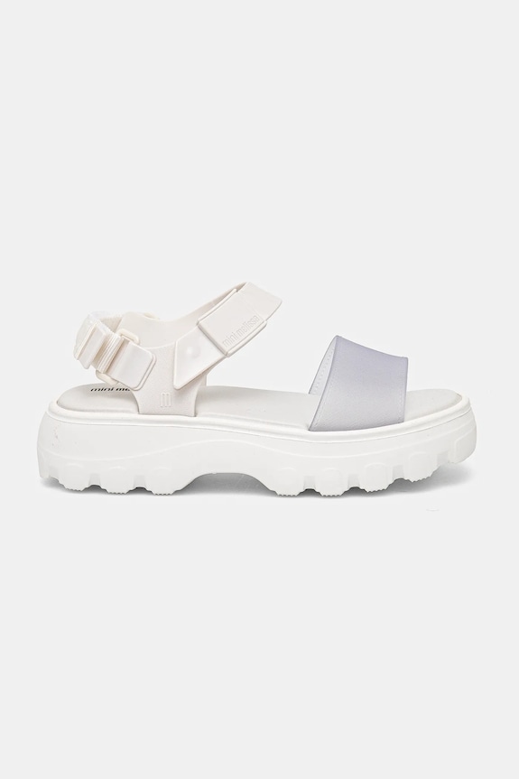 Melissa sandały na platformie dziecięce KICK OFF SANDAL M.35692 biały SS26