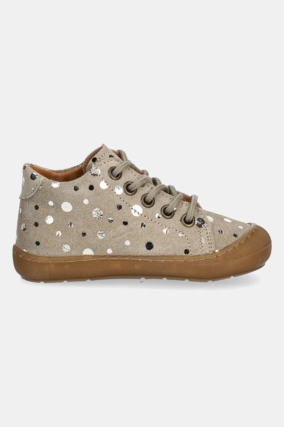 Dječje cipele od brušene kože Froddo OLLIE S LACES G2130327.G.21.24 bež SS25