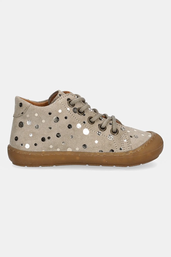 Froddo półbuty zamszowe dziecięce OLLIE S LACES G2130327.G.25.26 beżowy SS25