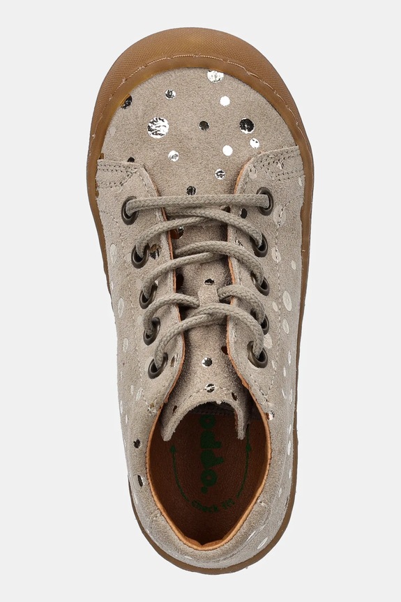 Froddo półbuty zamszowe dziecięce OLLIE S LACES beżowy G2130327.G.25.26