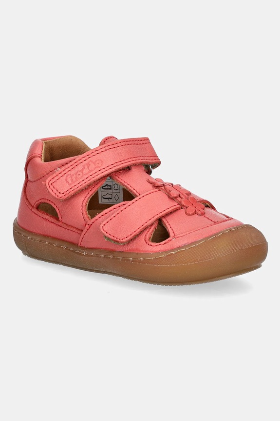 Froddo sandały skórzane dziecięce OLLIE SANDAL G Planet friendly różowy G2150187.20.24