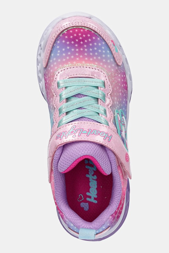 Detské tenisky Skechers FLUTTER HEART LIGHTS ružová 302315L.PPYA