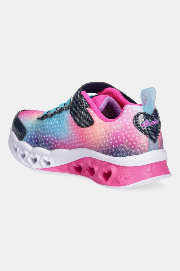 Κοριτσίστικα Παιδικά sneakers Skechers FLUTTER HEART LIGHTS 302315L.PPYA ροζ