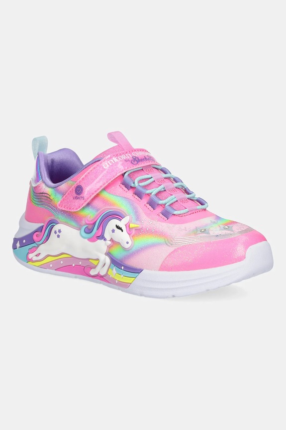 Skechers sportcipő UNICORN CHASER szintetikus rózsaszín 302298L