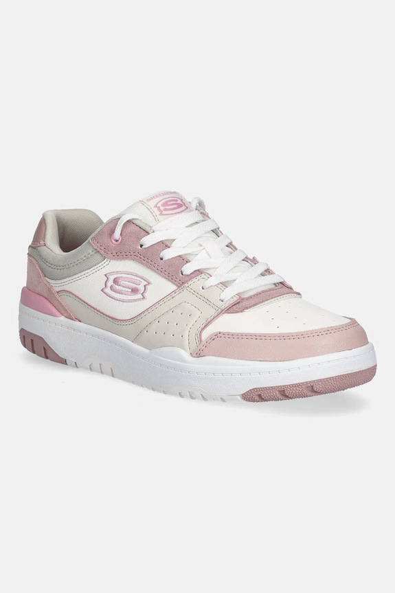 Dětské tenisky Skechers SKX-228 přírodní kůže růžová 310230L