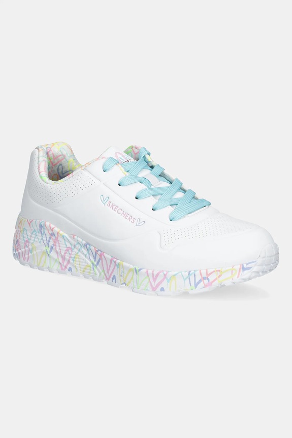 Skechers sneakers UNO LITE textil alb 314976L.PPYA