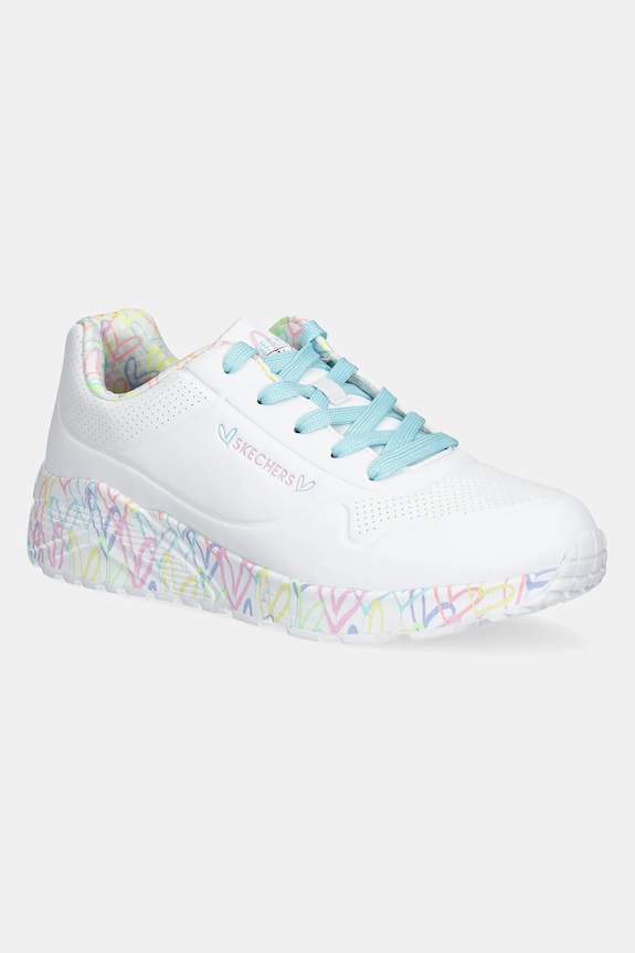 Skechers sneakers UNO LITE textil alb 314976L.PPYA