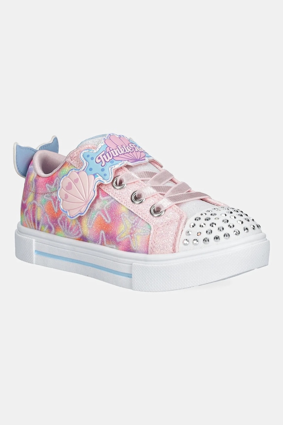 Skechers tenisówki dziecięce TWINKLE SPARKS syntetyczny różowy 314824N