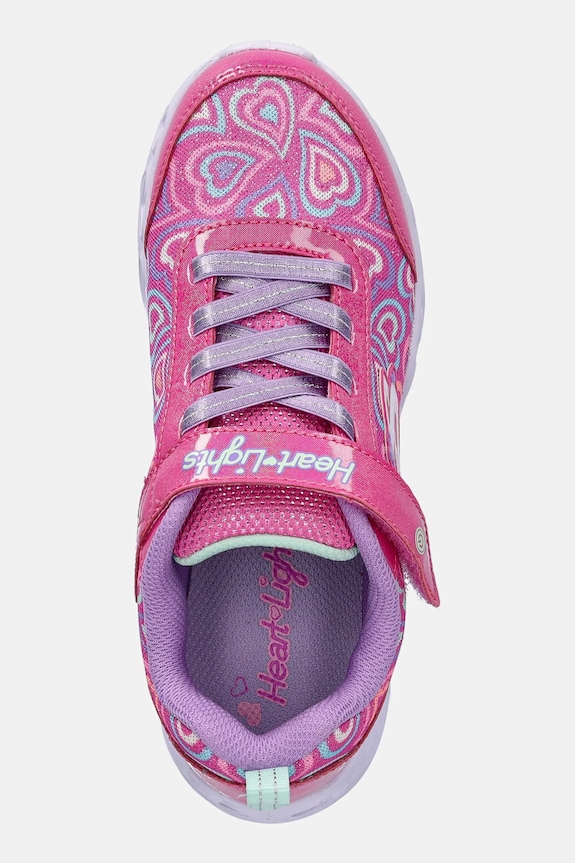 Παιδικά sneakers Skechers HEART LIGHTS ροζ 303257L