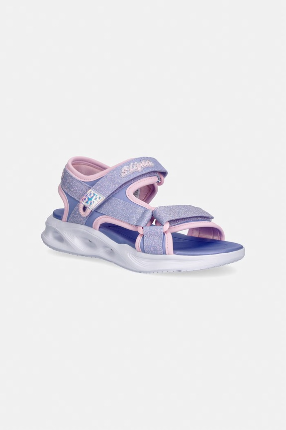 Skechers sandále detské SOLA GLOW SANDAL fialová 303024L