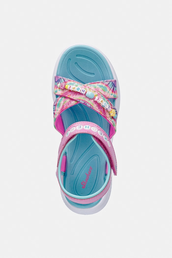 Skechers sandali per bambini JUMPSTERS SANDAL - TIE DYE BF rosa 303045L