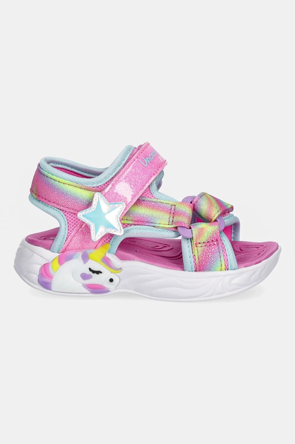 Skechers Παιδικά σανδάλια UNICORN DREAMS SANDAL- DREAMY 303107N ροζ SS26