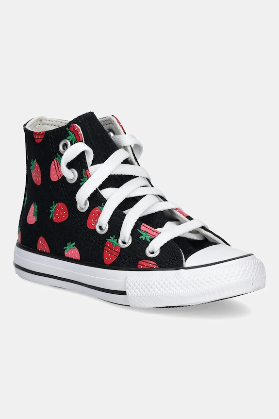 Παιδικά πάνινα παπούτσια Converse CHUCK TAYLOR ALL STAR υψηλό μαύρο A14928C