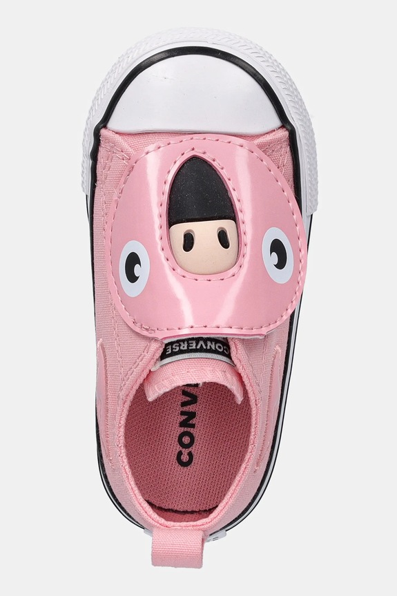 Dětské tenisky Converse CHUCK TAYLOR ALL STAR ONE STRAP růžová A11789C