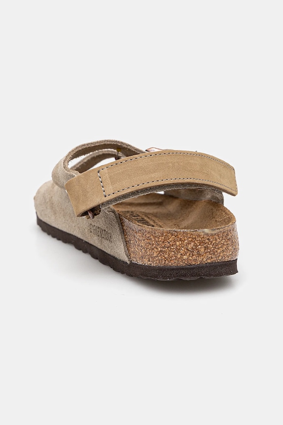 Chłopiec Birkenstock sandały zamszowe dziecięce Milano 1029471.36.39 beżowy