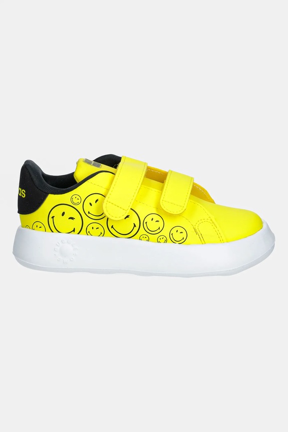 adidas sneakersy dziecięce ADVANTAGE SMILEY JI0501 żółty SS25