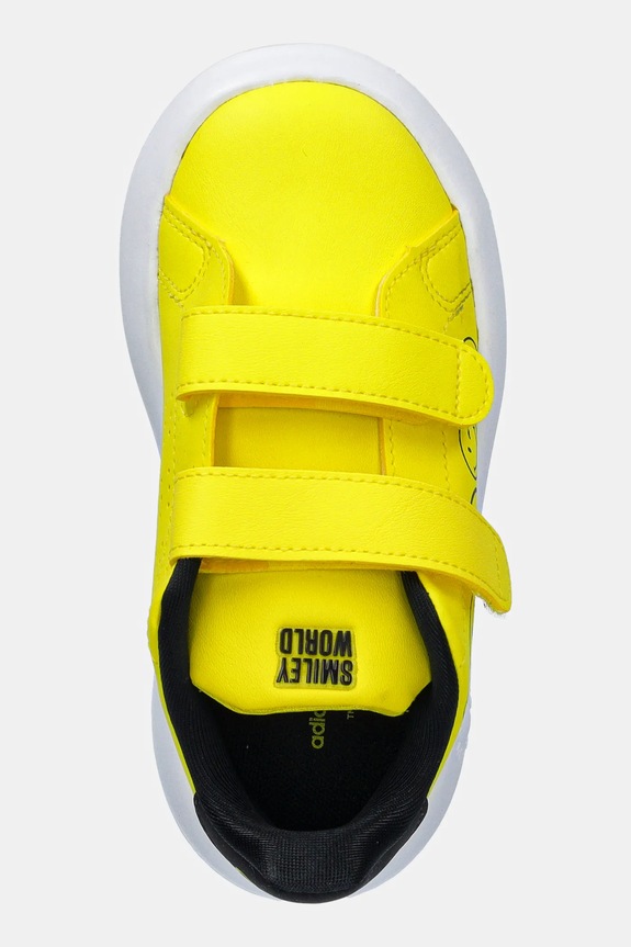 adidas sneakersy dziecięce ADVANTAGE SMILEY żółty JI0501