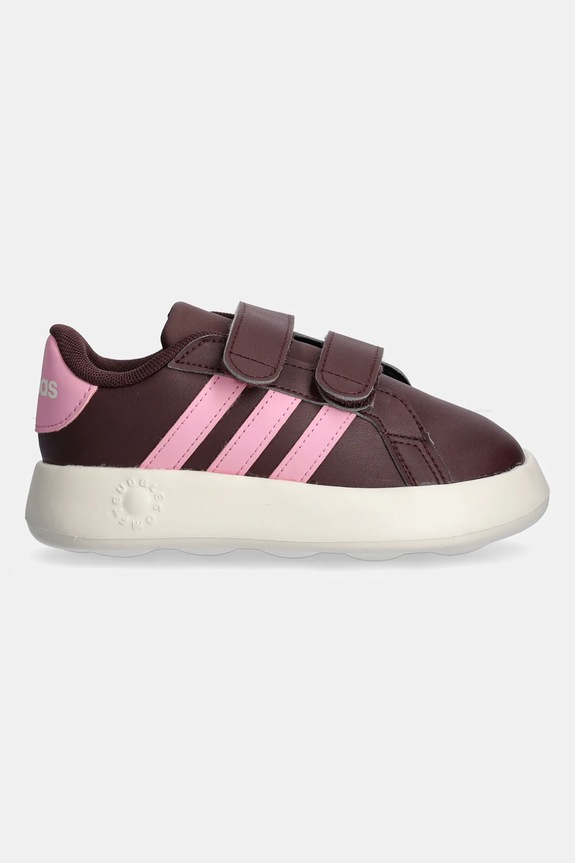 adidas sneakersy dziecięce GRAND COURT 2.0 JR5105 bordowy SS25