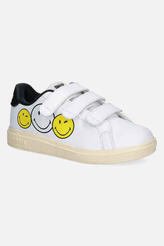 adidas sneakersy dziecięce ADVANTAGE SMILEY syntetyczny biały IH6251