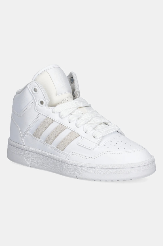 adidas Originals sneakers pentru copii RAPID COURT MID piele alb JR0190