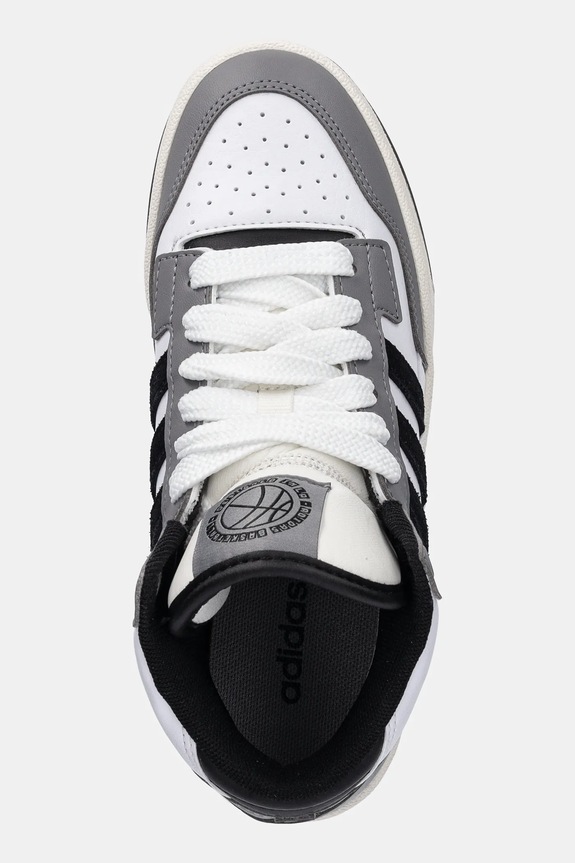 Detské tenisky adidas Originals RAPID COURT MID sivá JR0191