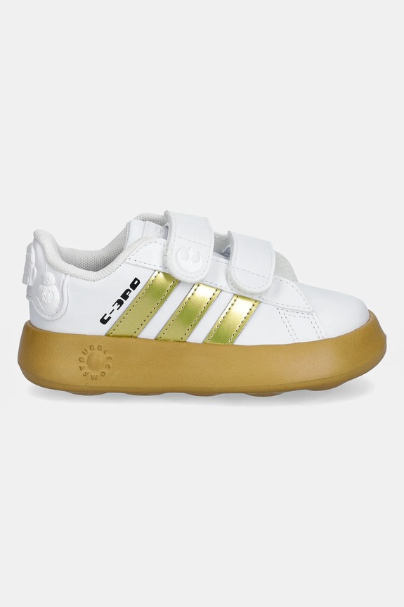 Detské tenisky adidas DROIDS Grand Court IH1138 biela SS25