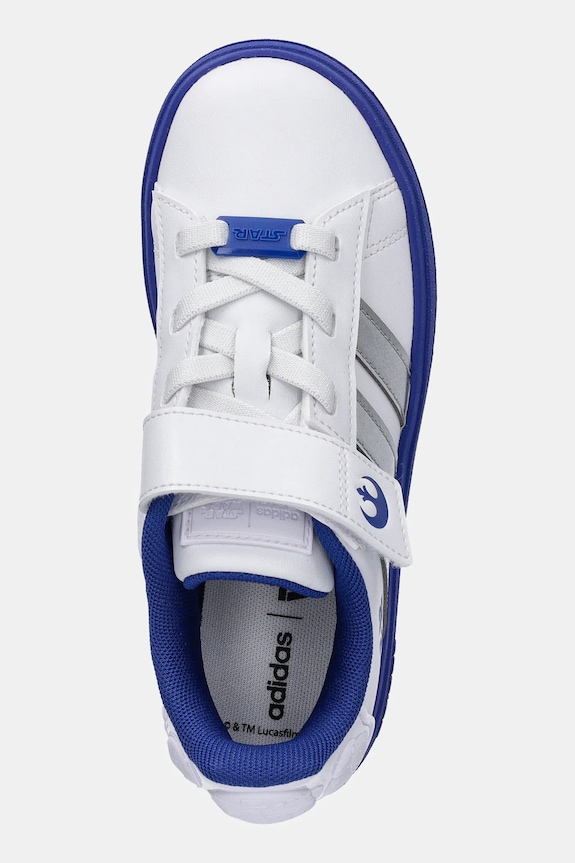 Detské tenisky adidas DROIDS Grand Court 2.0 modrá IH1136