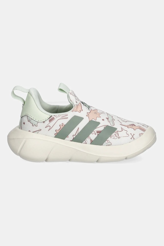 adidas sneakersy dziecięce MONOFIT DINO JI3895 beżowy SS25