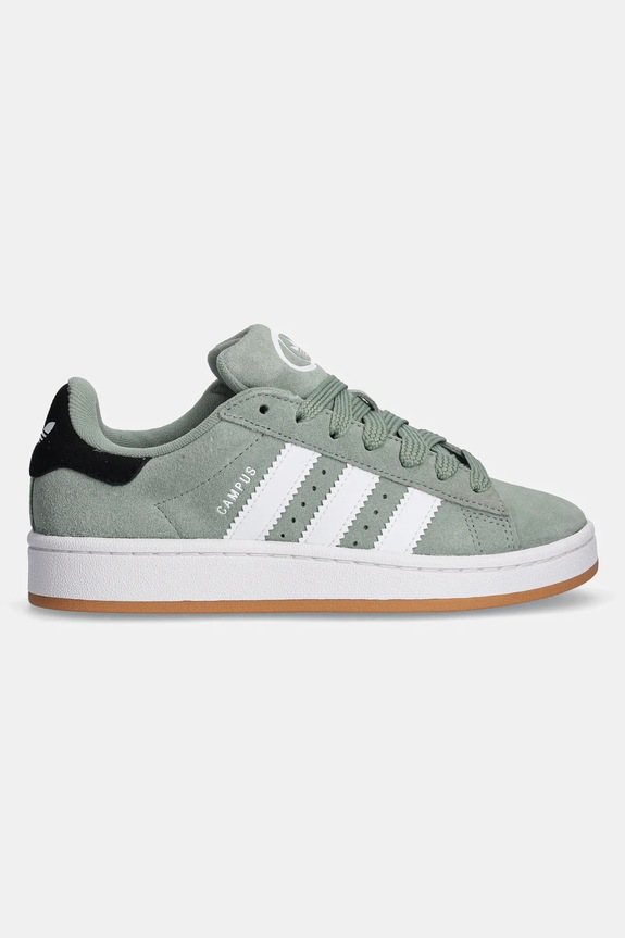 Tenisice od brušene kože adidas Originals CAMPUS 00s JI0283 zelena SS25