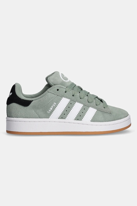Tenisice od brušene kože adidas Originals CAMPUS 00s JI0283 zelena SS25