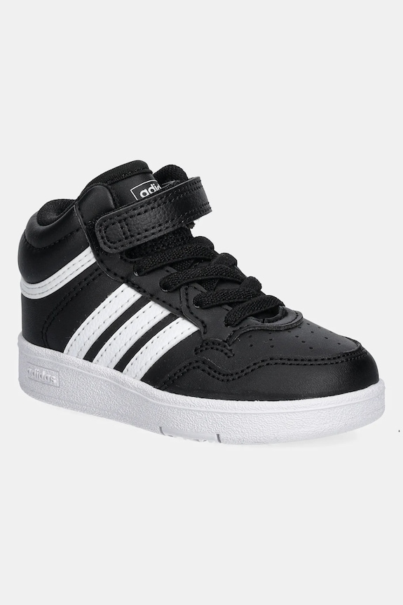 Detské tenisky adidas Originals HOOPS 4.0 MID Pre bábätká čierna JI3489