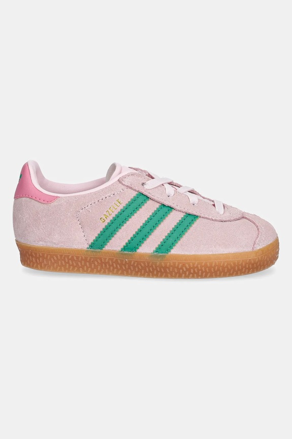 Semišové tenisky adidas Originals GAZELLE JP7138 ružová SS26
