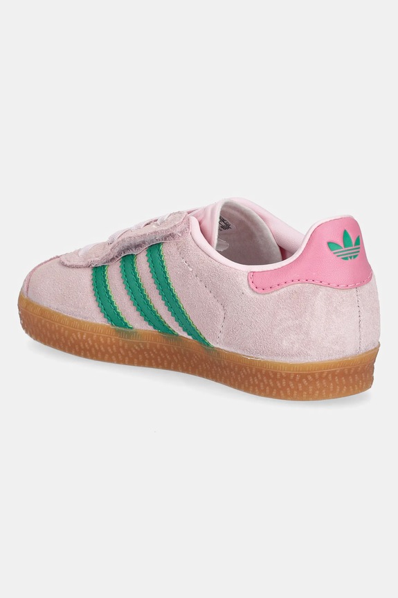 Chlapec Semišové tenisky adidas Originals GAZELLE JP7138 ružová